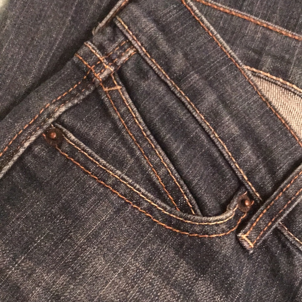 ❤️ (14)Ladies size 2 reg old navy blue jeans by The Diva. Wonderful condition! - Picture 6 of 8
